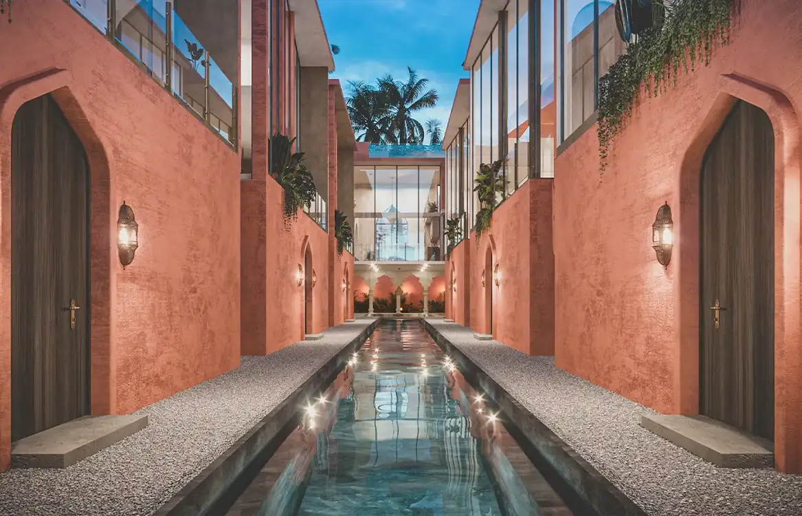 PALMA Y ARCO TULUM